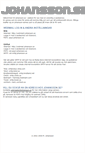 Mobile Screenshot of johansson.se